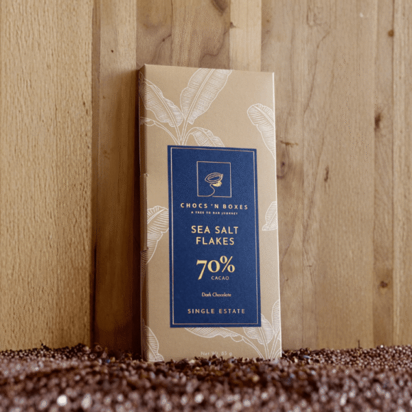 70% Dark Chocolate with Sea Salt Flakes [85g]