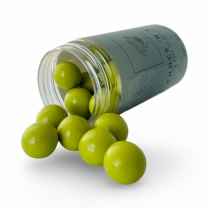 pistachio white chocolate dragees