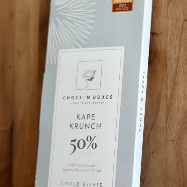 Kape Krunch 50% Dark-Milk Chocolate with Espresso Beans and Pili Nut [85g]